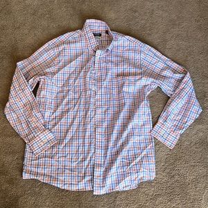 🌴 BUNDLE 5 FOR $25! 
Chaps mens dress shirt comf stretch reg fit sz 17 1/2 34/35